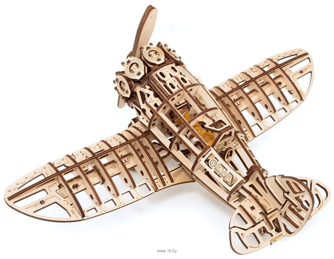 Фотографии Eco-Wood-Art 3D Самолет с мотором Eplane