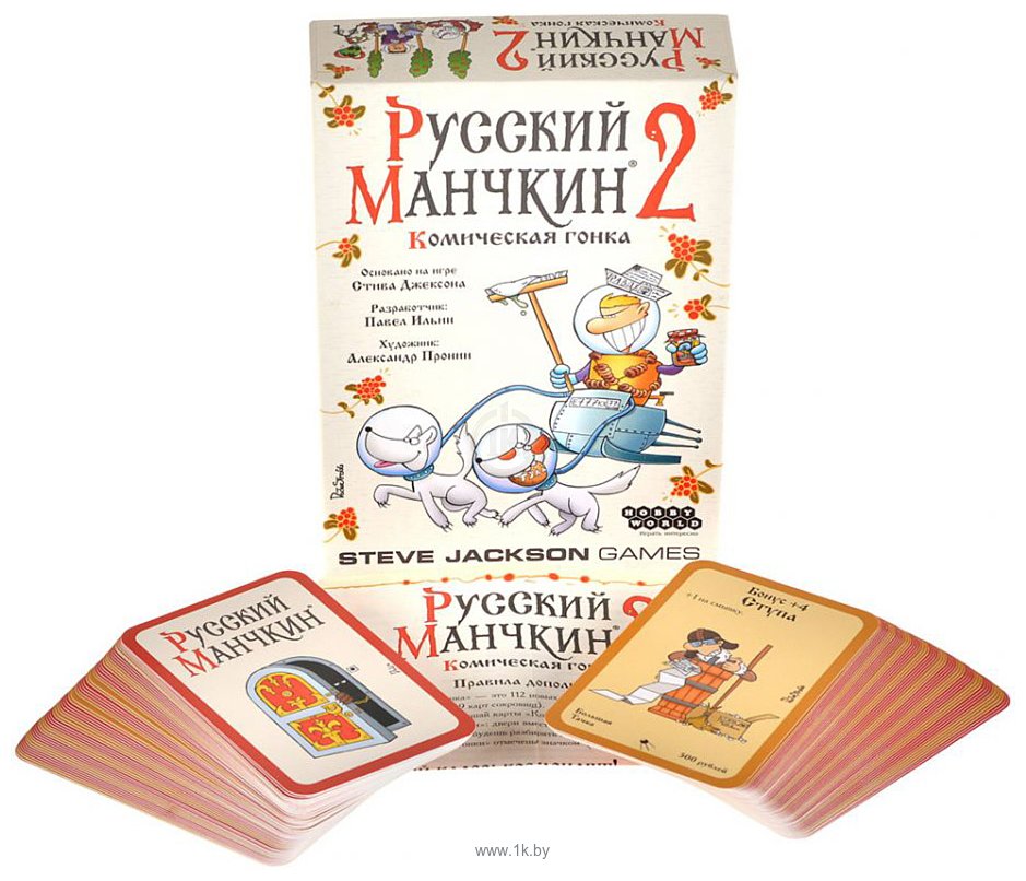 Фотографии Мир Хобби Русский Манчкин 2: Комическая гонка (дополнение)