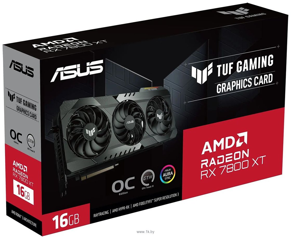Фотографии ASUS TUF Gaming Radeon RX 7800 XT OG OC Edition 16GB GDDR6 (TUF-RX7800XT-O16G-OG-GAMING)