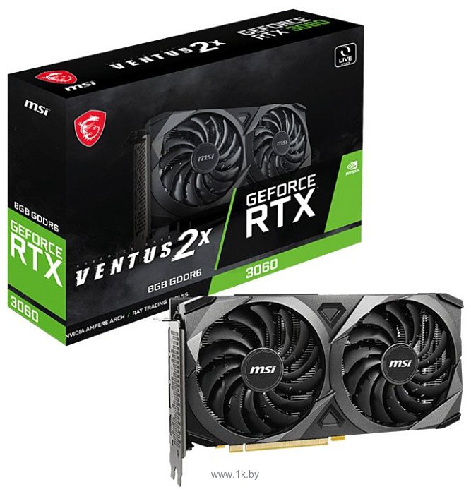 Фотографии MSI GeForce RTX 3060 Ventus 2X 8G