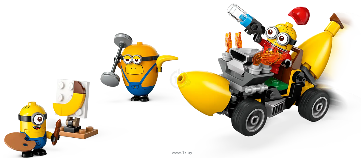 Фотографии LEGO Despicable Me 4 75580 Миньоны и машина-банан