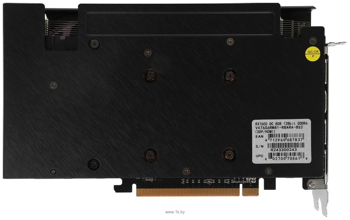 Фотографии BIOSTAR Radeon RX 7600 OC 8GB GDDR6 (VA76S6RM81)