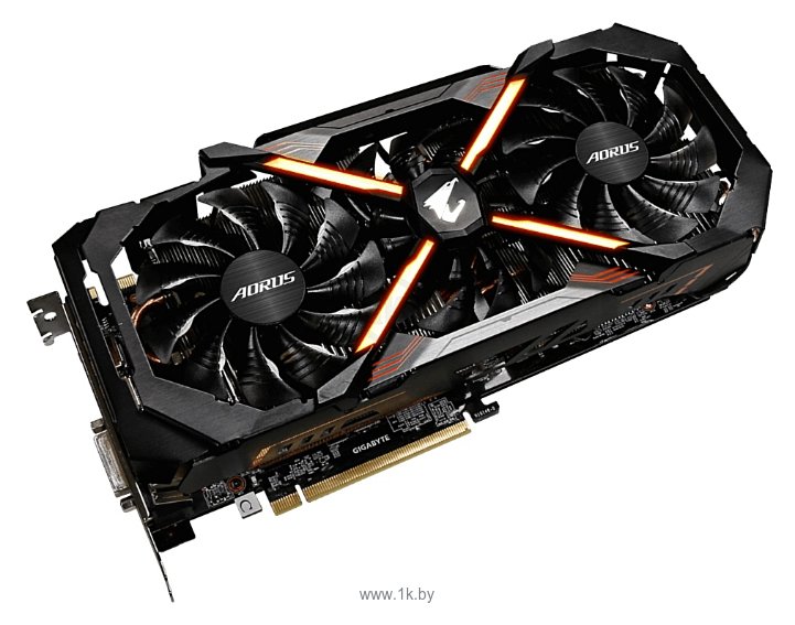 Фотографии GIGABYTE GeForce GTX 1080 1784Mhz PCI-E 3.0 8192Mb 10400Mhz 256 bit DVI 3xHDMI HDCP AORUS xtreme edition