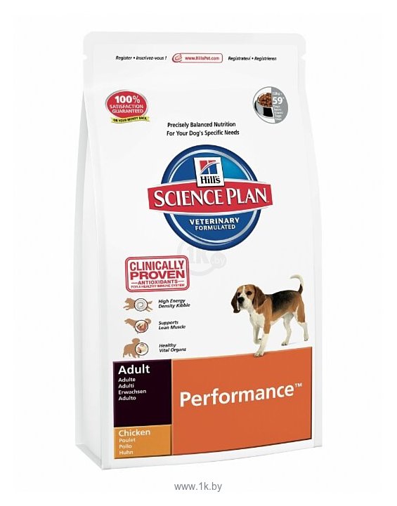 Фотографии Hill's (12 кг) Science Plan Canine Adult Performance Chicken