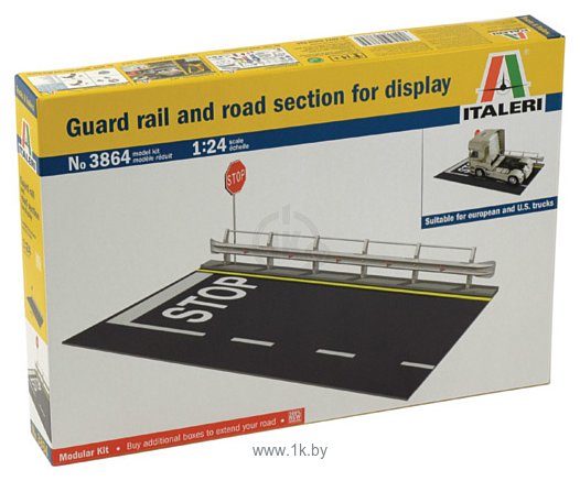 Фотографии Italeri 3864 Guard Rail & Road Section For Display