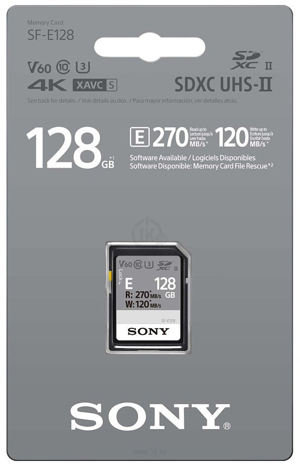 Фотографии Sony SDXC SF-E128 128GB
