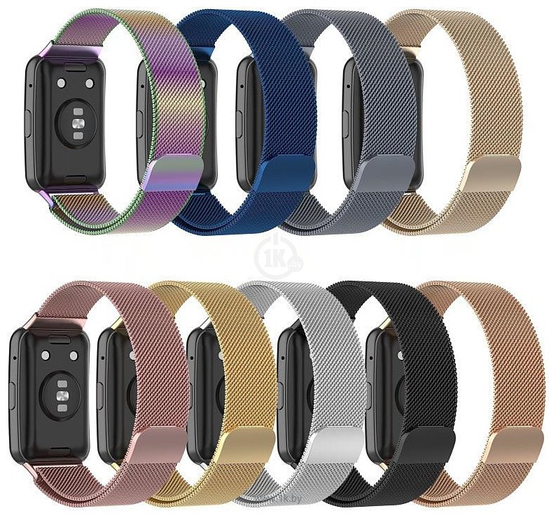 Фотографии Rumi Milanese loop металлический для Huawei Watch FIT, Watch FIT Elegant (серый)