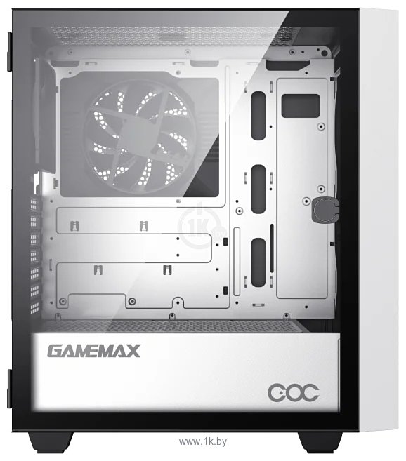 Фотографии GameMax Brufen C3 WB (белый/голубой)