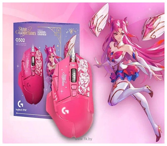 Фотографии Logitech G502 Hero League of Legends: Star Guardian Edition - Kai'Sa