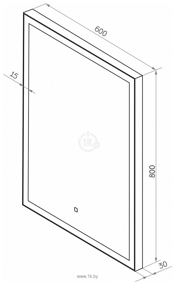 Фотографии Континент  Life Led White 60x80