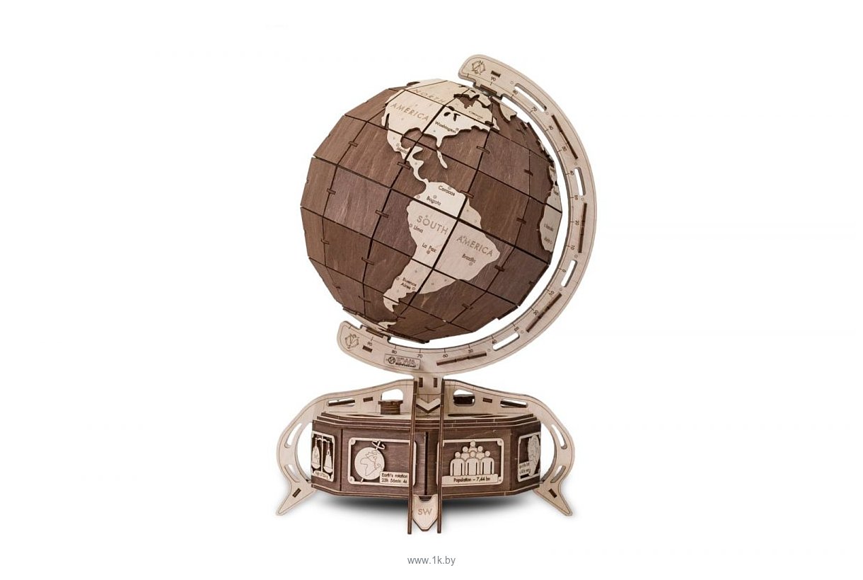 Фотографии Eco-Wood-Art Глобус (коричневый)
