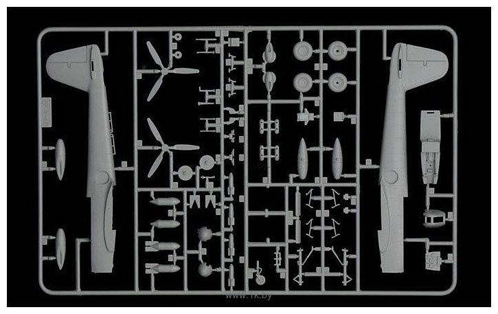 Фотографии Italeri 074 Истребитель-бомбардировщик Me 410 Hornisse