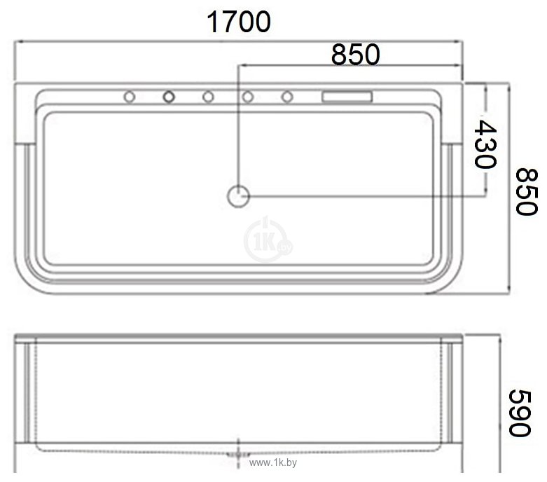 Фотографии WeltWasser HB Keller 170х85 WT Фотографии WeltWasser HB Keller 170х85 WT
