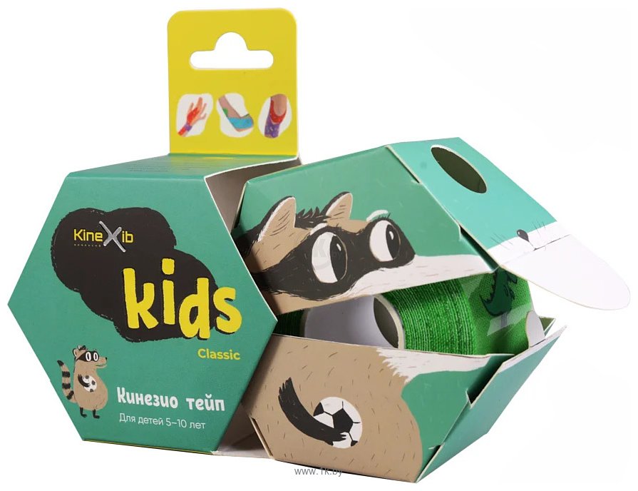Фотографии Kinexib Classic Kids 4 см x 4 м (зеленый)