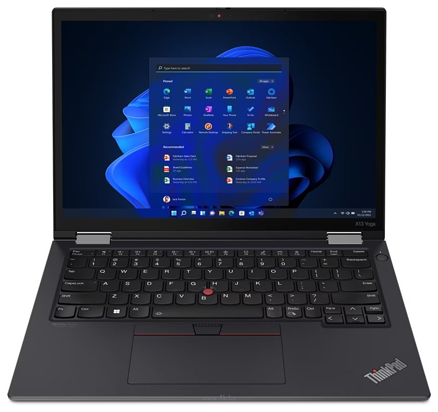 Фотографии Lenovo ThinkPad X13 Yoga Gen 3 (21AXS1G100)