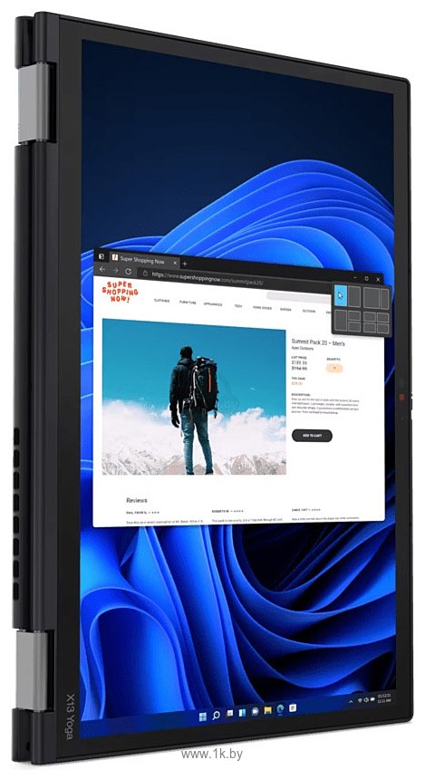 Фотографии Lenovo ThinkPad X13 Yoga Gen 3 (21AXS1G100)