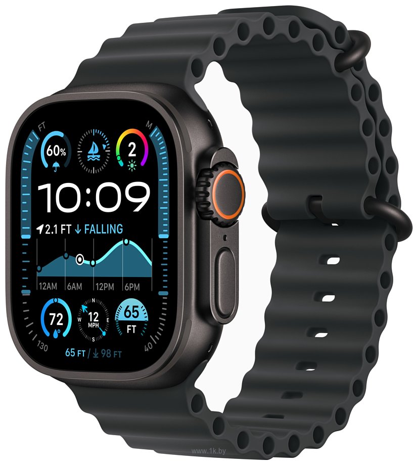 Фотографии Apple Watch Ultra 2 LTE 49 мм (титановый корпус, ремешок из эластомера)