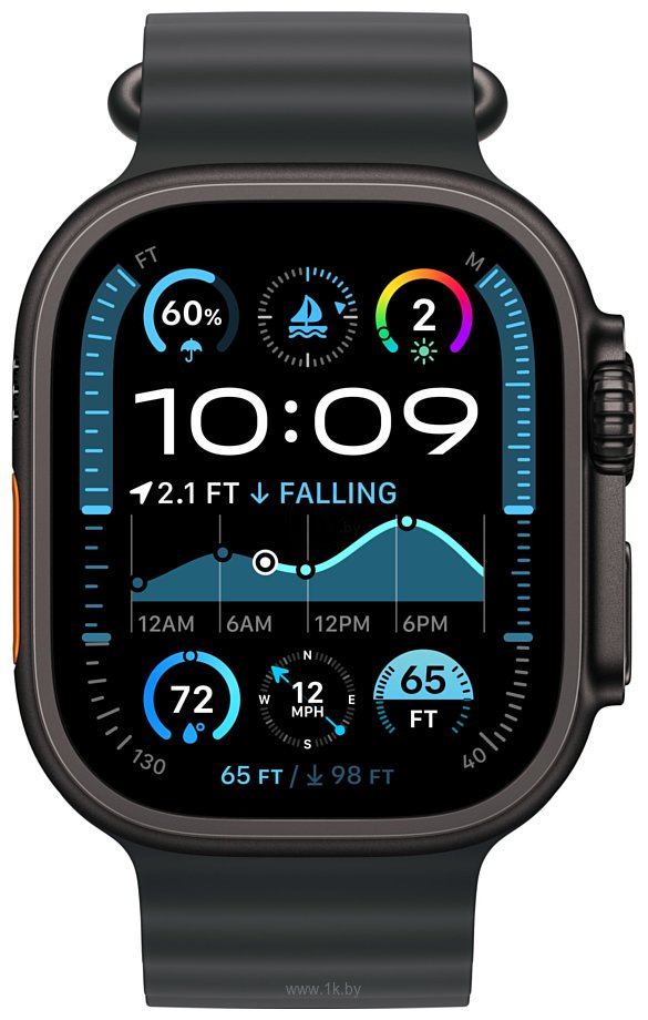 Фотографии Apple Watch Ultra 2 LTE 49 мм (титановый корпус, ремешок из эластомера)