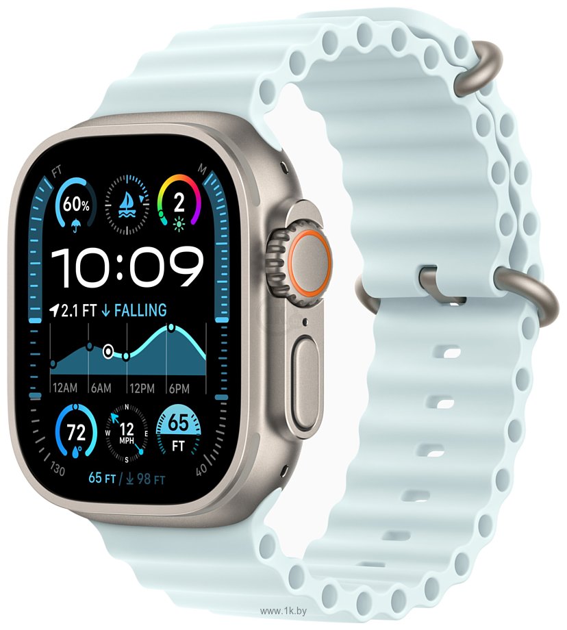 Фотографии Apple Watch Ultra 2 LTE 49 мм (титановый корпус, ремешок из эластомера)