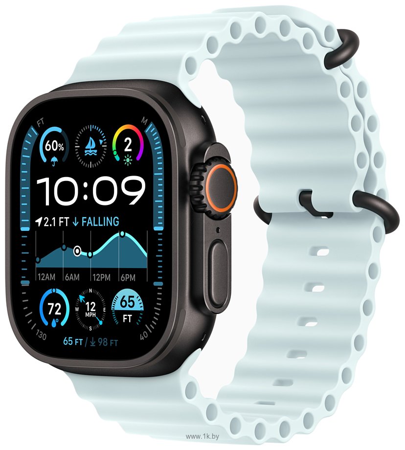 Фотографии Apple Watch Ultra 2 LTE 49 мм (титановый корпус, ремешок из эластомера)