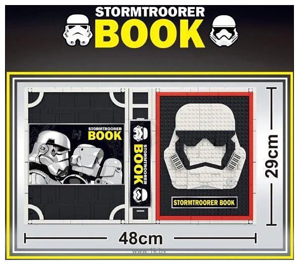 Фотографии King Star Wars Книга коллекции Штурмовиков Star Wars J13003