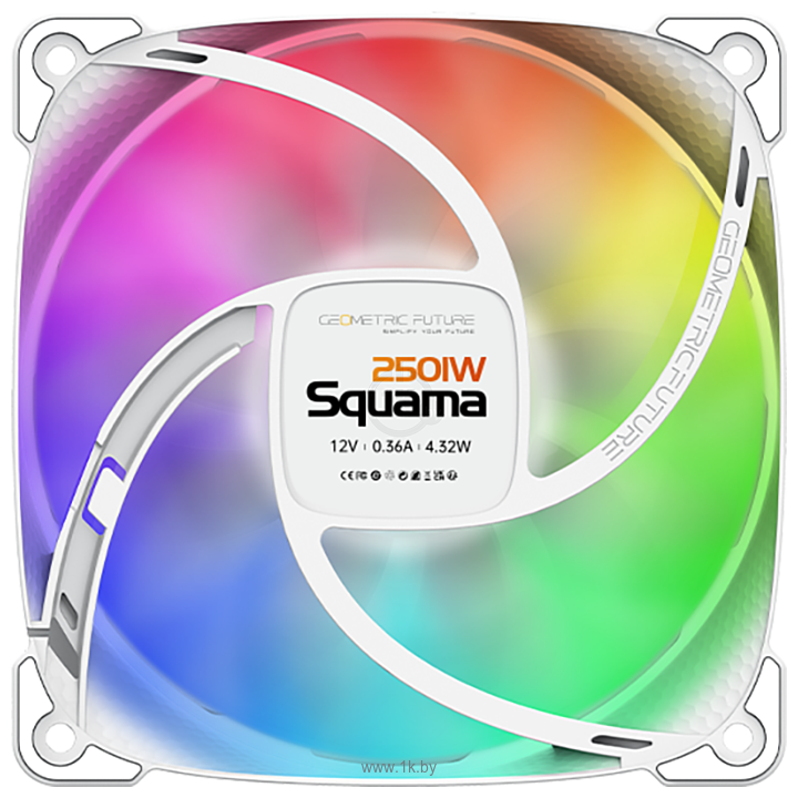 Фотографии Geometric Future Squama 2501 ARGB Triple Pack (белый)