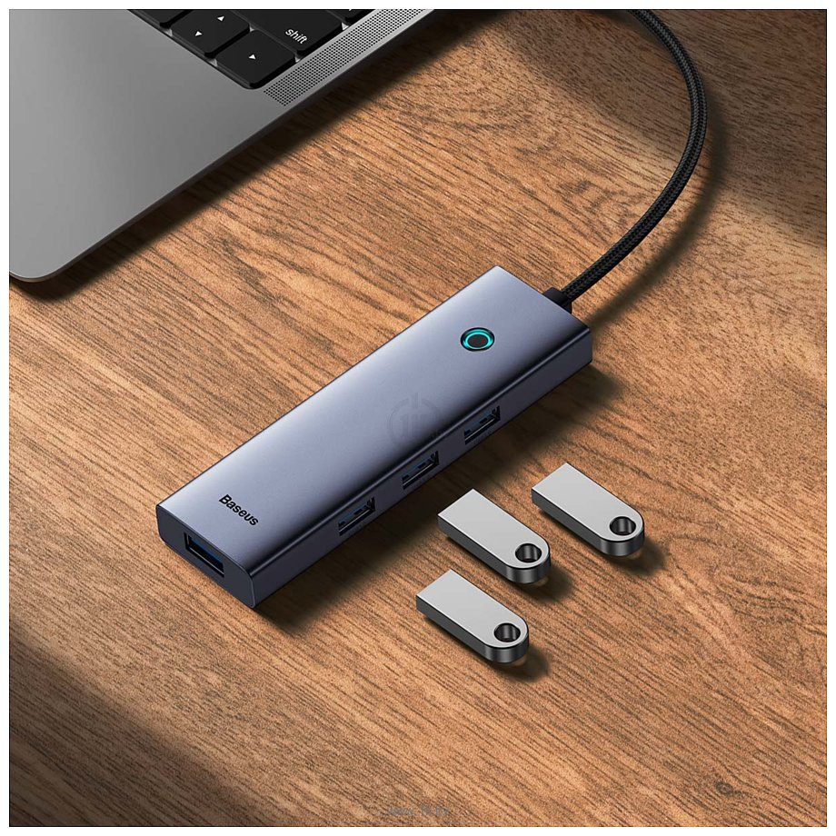 Фотографии Baseus Flite Series 4-Port USB-C Hub B0005280A813-03