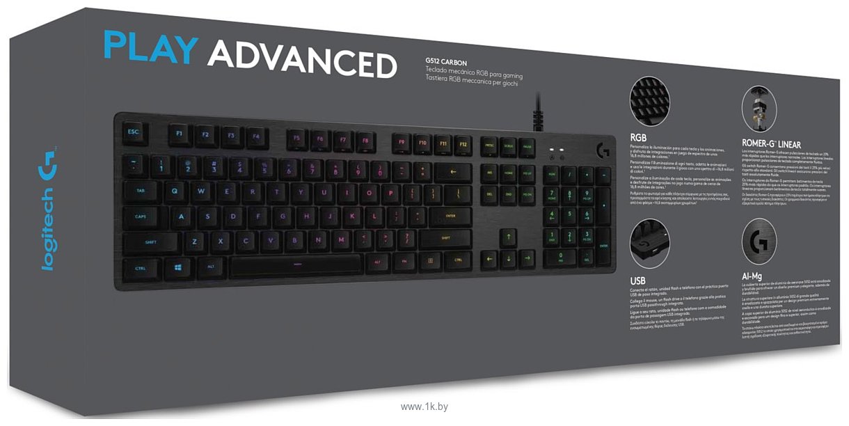 Фотографии Logitech G512 Carbon Romer-G Tactile 920-008747