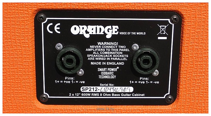 Фотографии Orange SmartPower SP212 Isobaric 2X12 Bass Speaker Cabinet