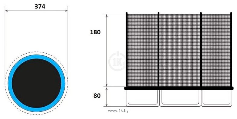 Фотографии Fitness Trampoline 14FT-Extreme