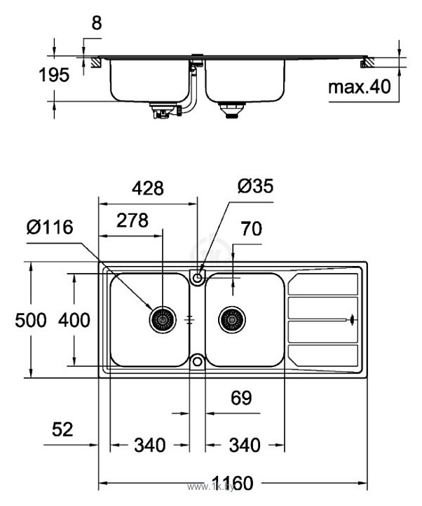 Фотографии Grohe K500 31588SD0