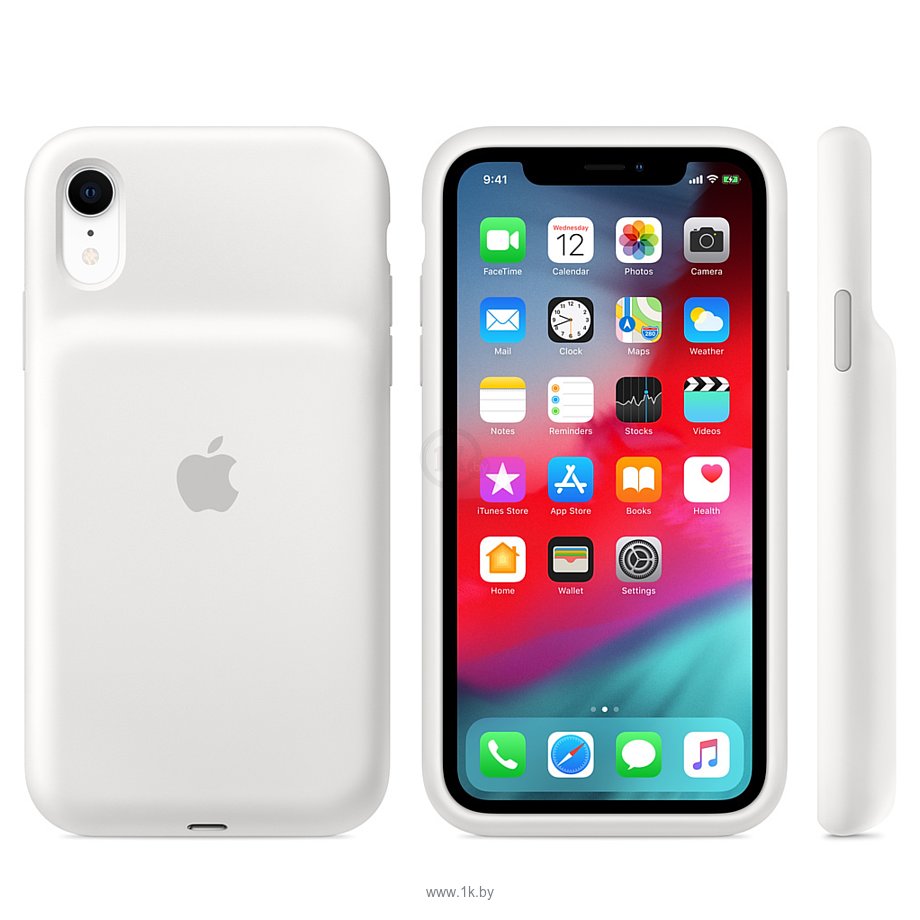 Фото: Apple Smart Battery Case для iPhone XR (белый)