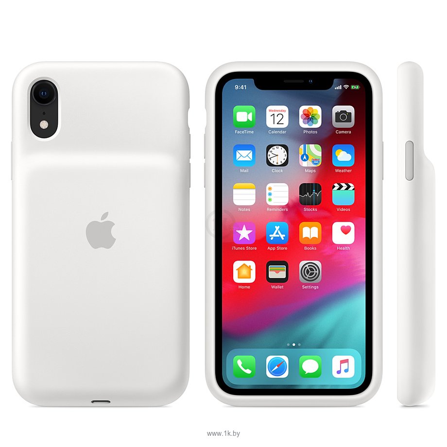 Фотографии Apple Smart Battery Case для iPhone XR (белый)