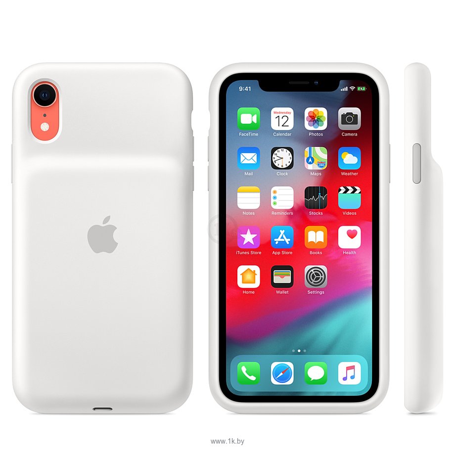 Фото: Apple Smart Battery Case для iPhone XR (белый)