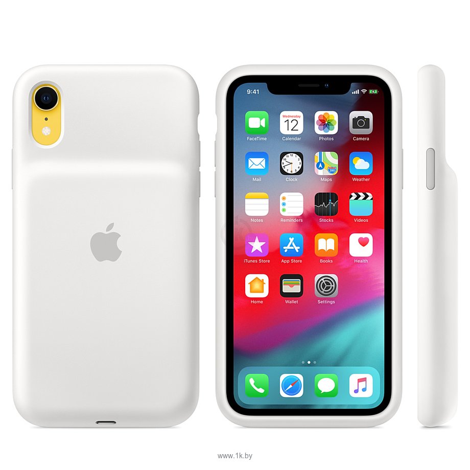 Фото: Apple Smart Battery Case для iPhone XR (белый)