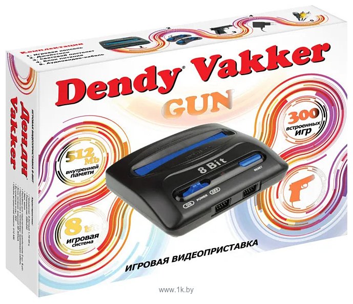 Фотографии Dendy Vakker (300 игр + световой пистолет)