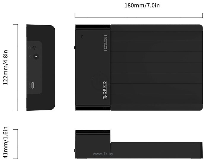 Фотографии Orico 6518C3-G2-BK