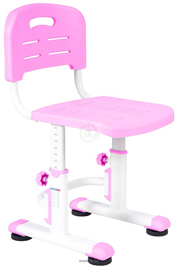 Фотографии Anatomica Punto + стул + выдвижной ящик (белый/розовый)