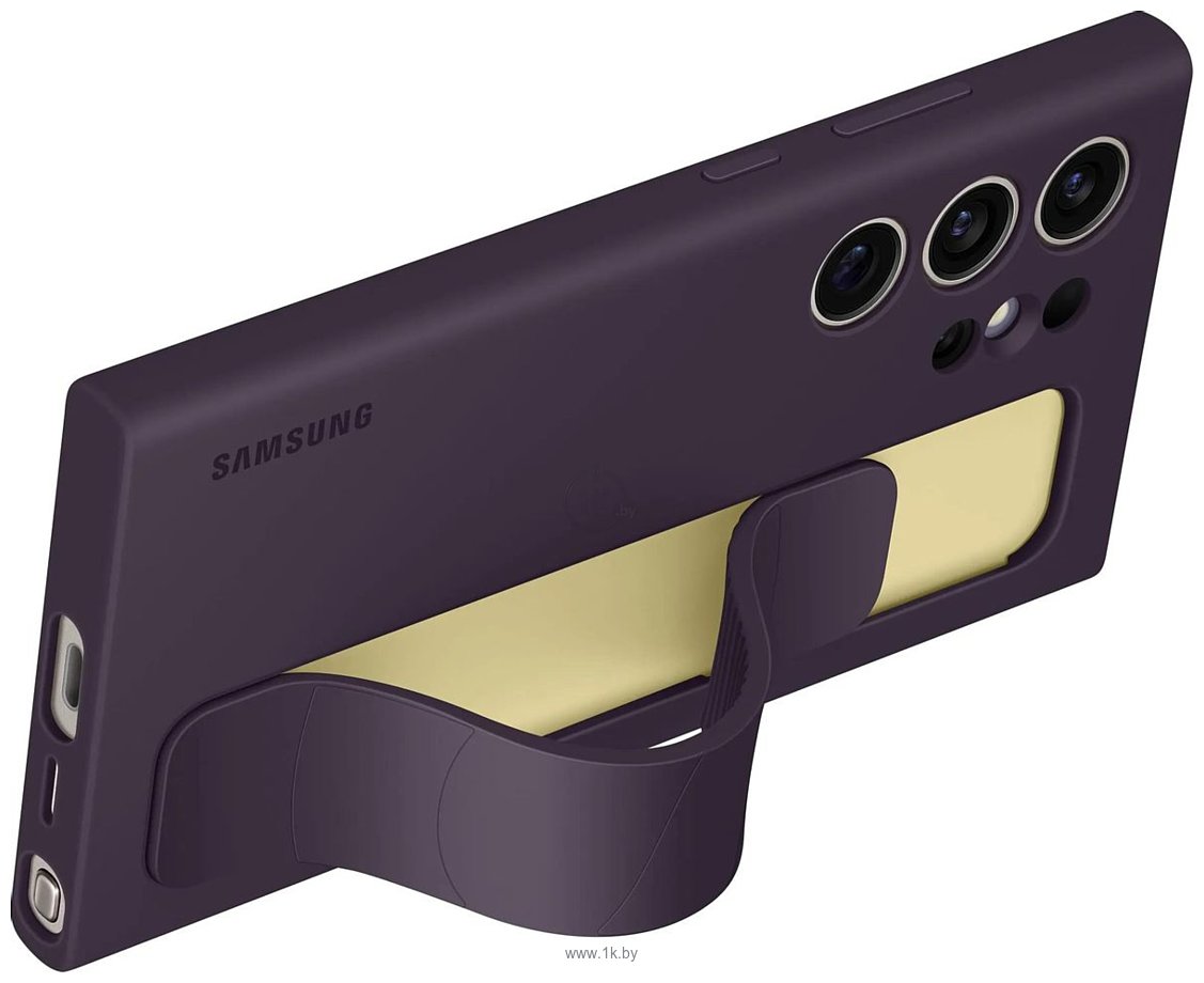 Фотографии Samsung Standing Grip Case S24 Ultra (темно-фиолетовый)