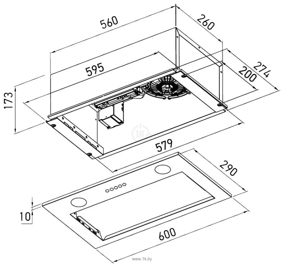 Фотографии Meferi INBOX60WH LIGHT