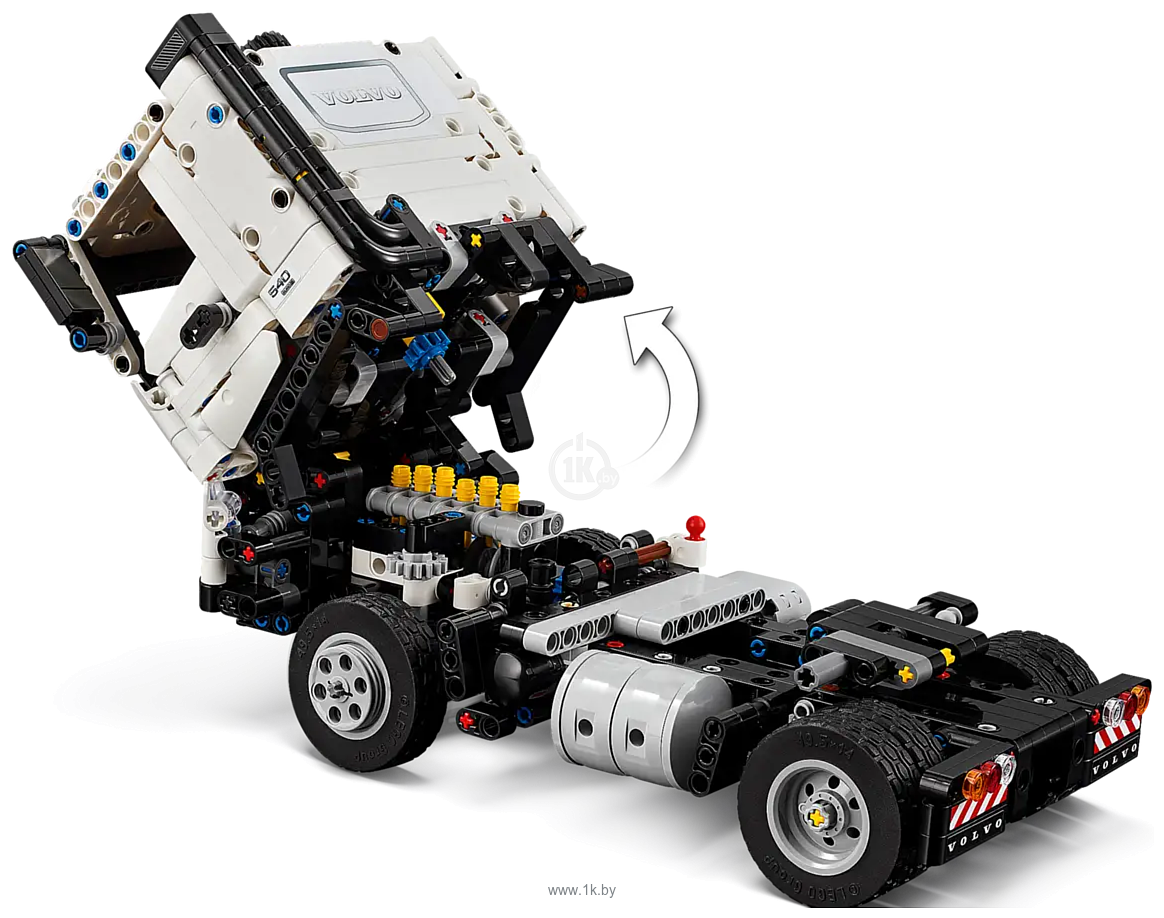 Фотографии LEGO Technic 42175 Грузовик Volvo FMX и электрический экскаватор EC230