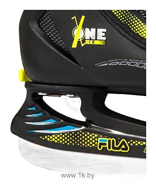 Фотографии Fila Skates X-One Ice Black/Yellow/Blue (2016, подростковые)
