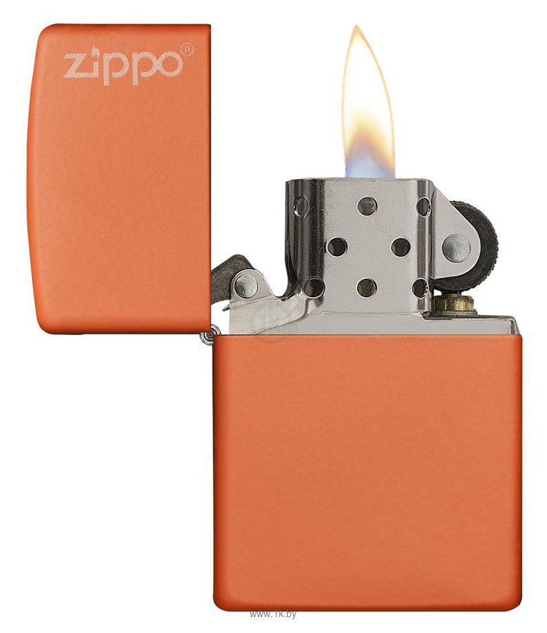 Фотографии Zippo Orange Matte with Zippo Logo (231ZL-000023)