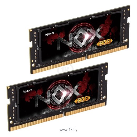 Фотографии Apacer NOX DDR4 3200 SO-DIMM 16Gb Kit (8GBx2)