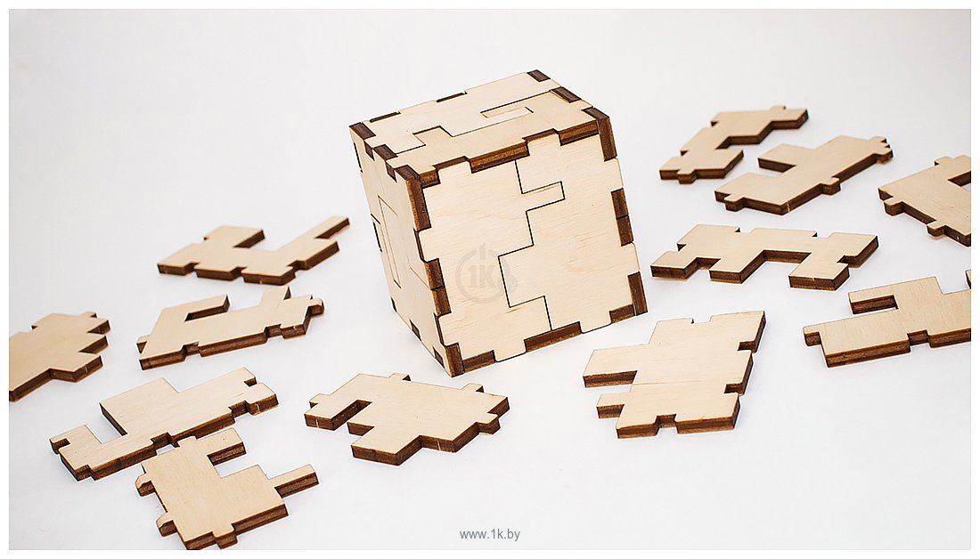 Фотографии Eco-Wood-Art Cube 3D Puzzle
