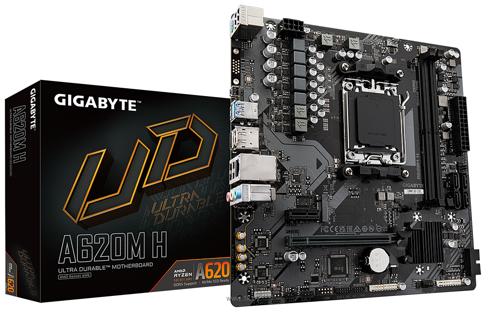 Фотографии Gigabyte A620M H (rev. 1.0)