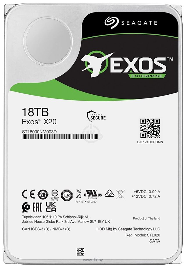 Фотографии Seagate Exos X20 18TB ST18000NM003D