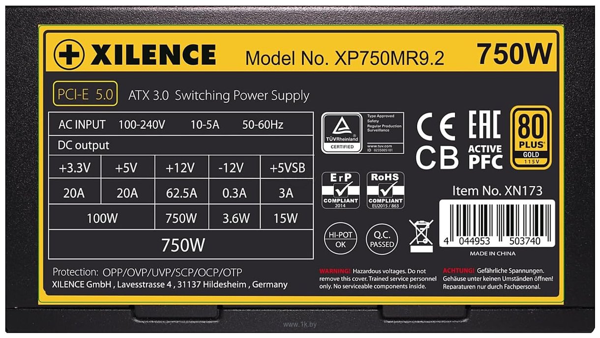Фотографии Xilence Performance X+ XP750MR9.2 750W