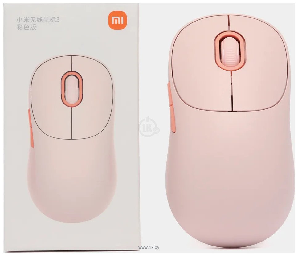 Фотографии Xiaomi Wireless Mouse 3 XMWXSB03YM pink, китайская версия