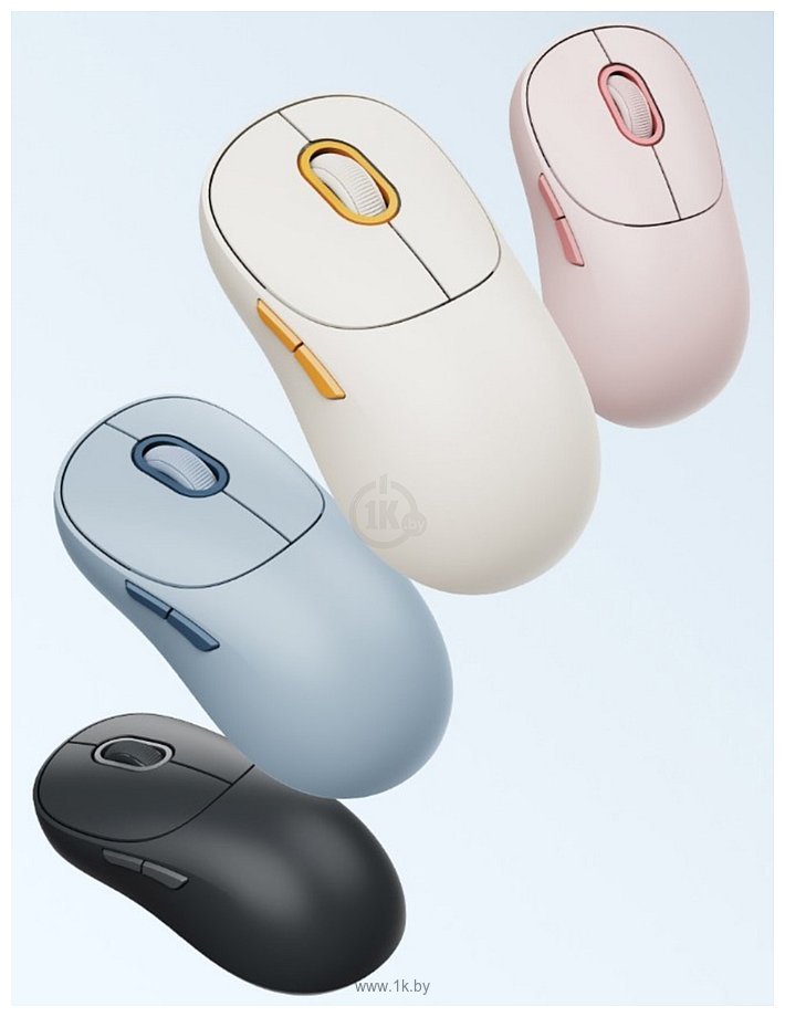 Фотографии Xiaomi Wireless Mouse 3 XMWXSB03YM pink, китайская версия